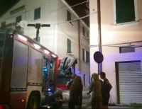 In fiamme un quadro elettrico in via Monfalcone