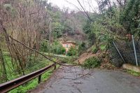 Frane e smottamenti nella notte, colpiti anche lo spezzino e la Lunigiana