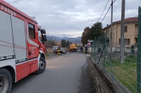 In sette su una Panda si ribaltano a Sarzana, due feriti