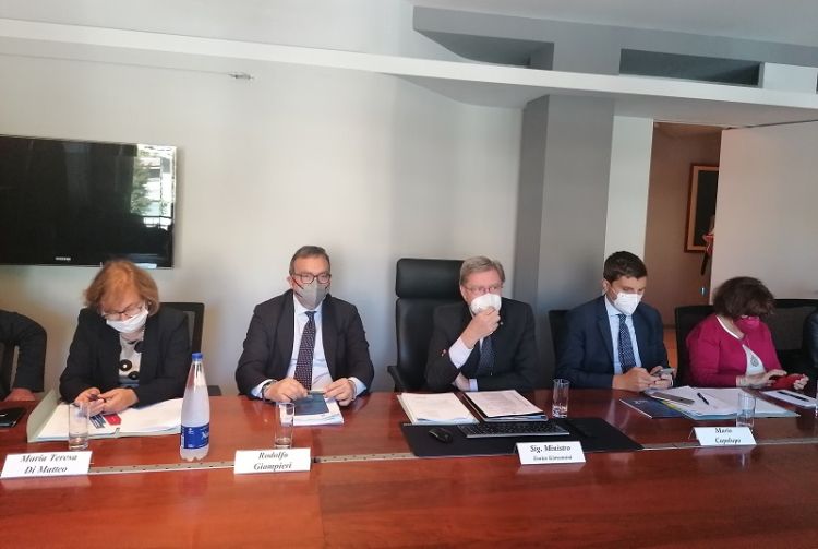 Conferenza Nazionale di Coordinamento delle AdSP nella sede di Assoporti con il Ministro Giovannini