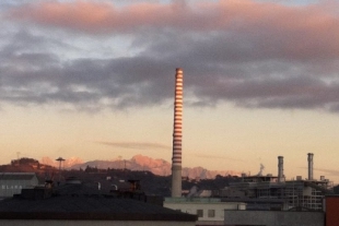 La centrale Enel alla Spezia