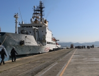 Nave Alliance rientra alla Spezia (Video)