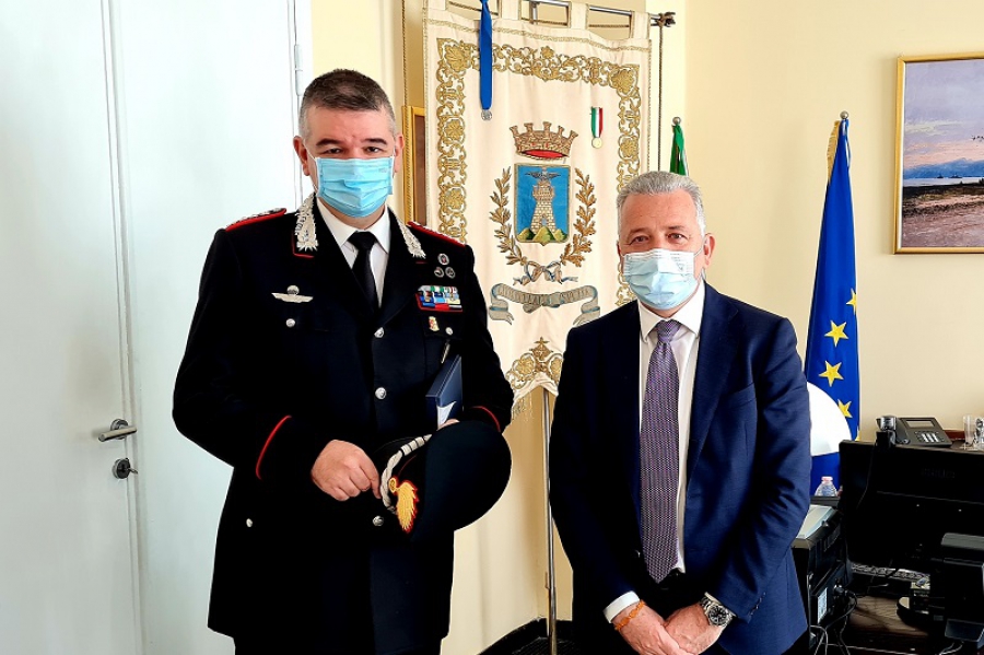 Il Sindaco Peracchini incontra il nuovo Comandante provinciale dei Carabinieri