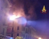 Fezzano, incendio in una palazzina