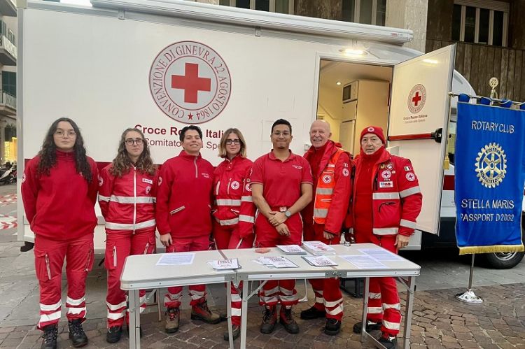 Screening neurologico organizzato alla Spezia da Croce Rossa e Rotary Club