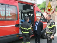 Il Prefetto in visita al Comando provinciale dei Vigili del Fuoco (foto)