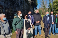 Tratto di Parco della Mura recentemente inaugurato