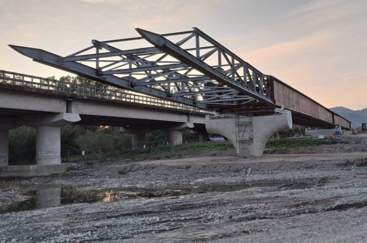 Ponte sul Magra, iniziati i lavori del secondo tratto di infrastruttura che sarà collegato entro dicembre