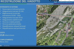 Nuovo ponte di Albiano per marzo 2022, le rampe sulla A12 entro giugno 2021