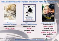 Alla Mediateca  dal 30 Novembre a Giovedi 8 dicembre sala Odeon