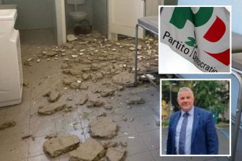 Crollo nella scuola di Melara, botta e risposta tra il PD e l&#039;Assessore Cimino