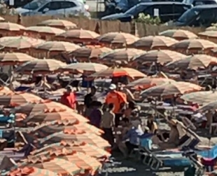 Manifestazione di CasaPound sulla spiaggia di Monterosso, denunciate 8 persone