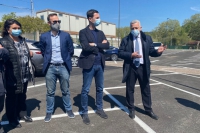 Miglio Blu, inaugurato il nuovo parcheggio di Pagliari