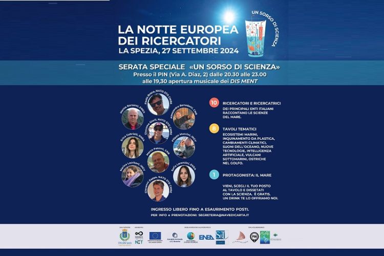 Il 27 settembre &quot;La Notte Europea dei Ricercatori&quot;, una serata speciale di scienza, mare e musica 