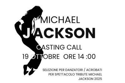 Ti piacerebbe partecipare al Tribute Show su Michael Jackson? Le audizioni sono aperte