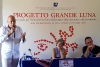 Immagine durante la conferenza stampa Portus Lunae Art Festival