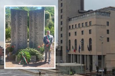 Il Gonfalone della Città della Spezia presente a Bardine e a San Terenzo Monti in ricordo delle vittime degli eccidi nazifascisti