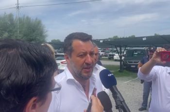 &quot;Incursione&quot; di Salvini nello spezzino: &quot;Alle elezioni la Lega otterrà un risultato straordinario&quot; (video)