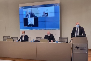 Il presidente della Provincia Peracchini all&#039;evento &quot;I mestieri del mare&quot;, organizzato dall&#039;istituto Einaudi Chiodo