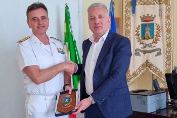 Il Sindaco Peracchini ha incontrato l&#039;Ammiraglio Massimo Bonu