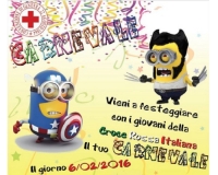 Il 6 febbraio alla Maggiolina il carnevale organizzato dai giovani della Croce Rossa