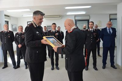 Saluto di commiato del Generale di Corpo d’Armata Gino Micale al Comando Carabinieri della Spezia
