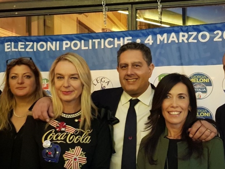 Giovanni Toti, Stefania Pucciarelli e Manuela Gagliardi