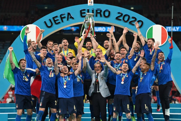La nazionale italiana di calcio Campione d&#039;Europa
