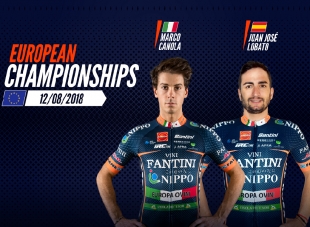 Due ciclisti della spezzina Nippo Vini Fantini Europa Ovini ai Campionati europei