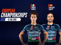 Due ciclisti della spezzina Nippo Vini Fantini Europa Ovini ai Campionati europei
