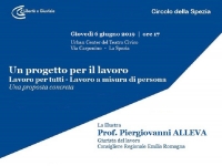 &quot;Una proposta per il lavoro&quot;,  il circolo spezzino di Libertà&amp;Giustizia ne discute all&#039;Urban Center