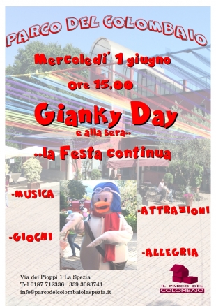 1° Giugno Festa per il compleanno di Gianky al PARCO DEL COLOMBAIO