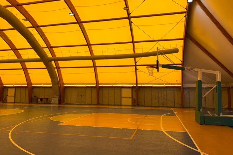 Il basket spezzino ha una nuova dimora: presentata la nuova copertura del 'pallone' di Montepertico