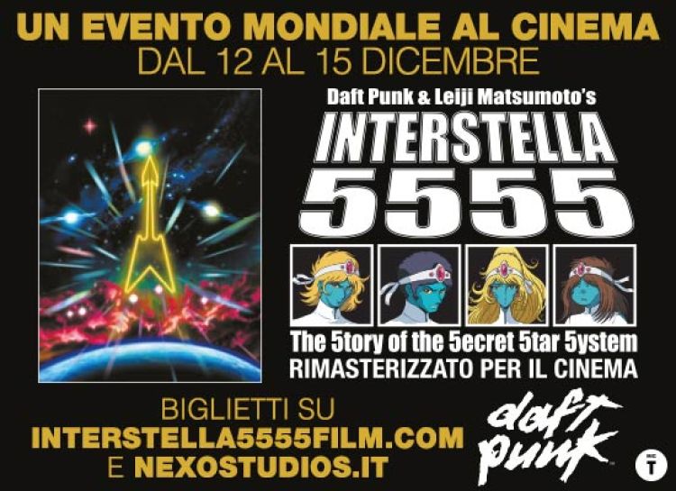 Interstella 5555, il film dei Daft Punk torna al cinema in tutto il mondo