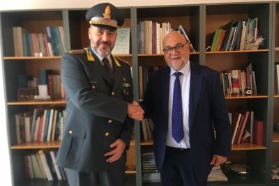 Il Comandante provinciale della Guardia di Finanza in visita in Camera di Commercio