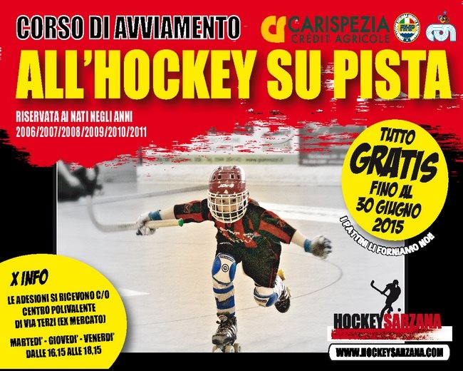Hockey Sarzana, spallata alla crisi: corso gratuito per bambini
