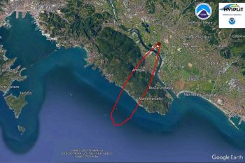 Nell&#039;area interessata dal rogo di vecchie auto, ordinanze precauzionali dei comuni di Ameglia e Sarzana