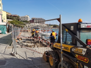 Porto Venere, nuova pavimentazione in Calata Doria: in arrivo anche il depuratore