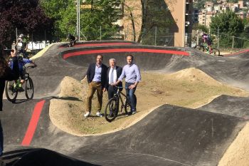 Inaugurato il pump track di Pegazzano