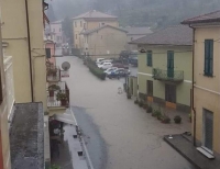 Il Vara è esondato a San Pietro Vara, alto rischio a Varese Ligure