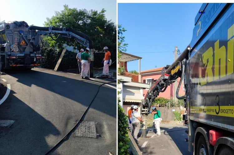 In corso a Fiumaretta la manutenzione straordinaria della rete di drenaggio delle acque bianche