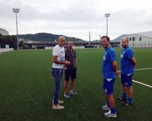 Mister Spalletti in visita al Ferdeghini