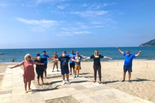 Spiaggia per disabili a Marinella, presentato il progetto