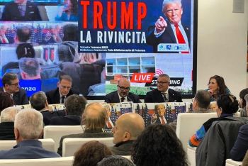 L&#039;ex ministro Gennaro Sangiuliano alla Spezia per presentare il suo libro su Trump