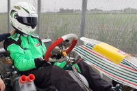 Il quindicenne castelnovese Francesco Perfetti in evidenza al South Garda Karting di Lonato