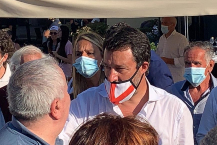 Matteo Salvini a Lerici