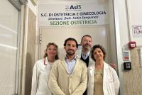 Visita del presidente del Consiglio regionale Gianmarco Medusei al reparto di Ostetricia