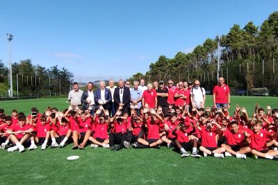 Inaugurato il Campo Sportivo “Franco Cimma”, Paracchini: “Creare una comunità migliore”