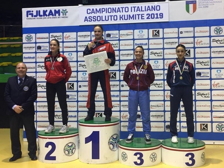 Camilla Cavo bronzo al Campionato italiano assoluto di karate