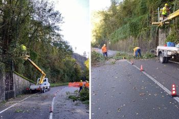 Frana a Borghetto, procedono i lavori per riaprire la strada. Domani un nuovo sopralluogo